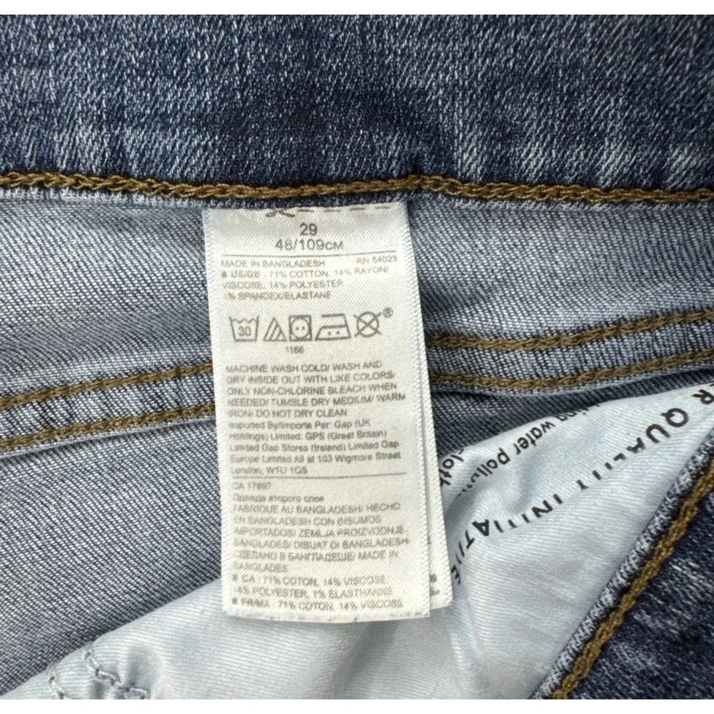 Banana Republic Denim Shorts Women‎ 29 Blue Premium Denim Stretch Medium Wash - Picture 12 of 14